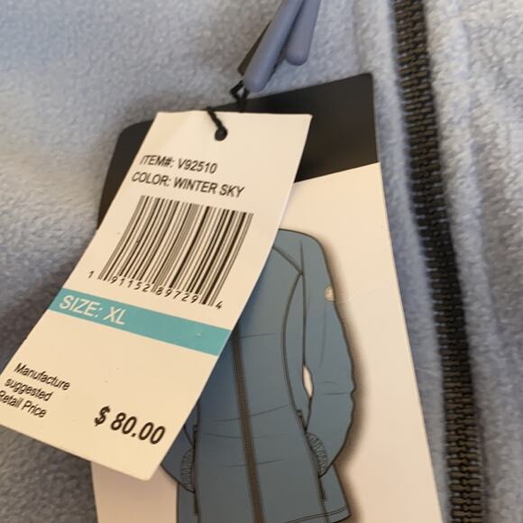 ZeroXposur winter sky Full Zip Fleece Jacket - Picture 6 of 10